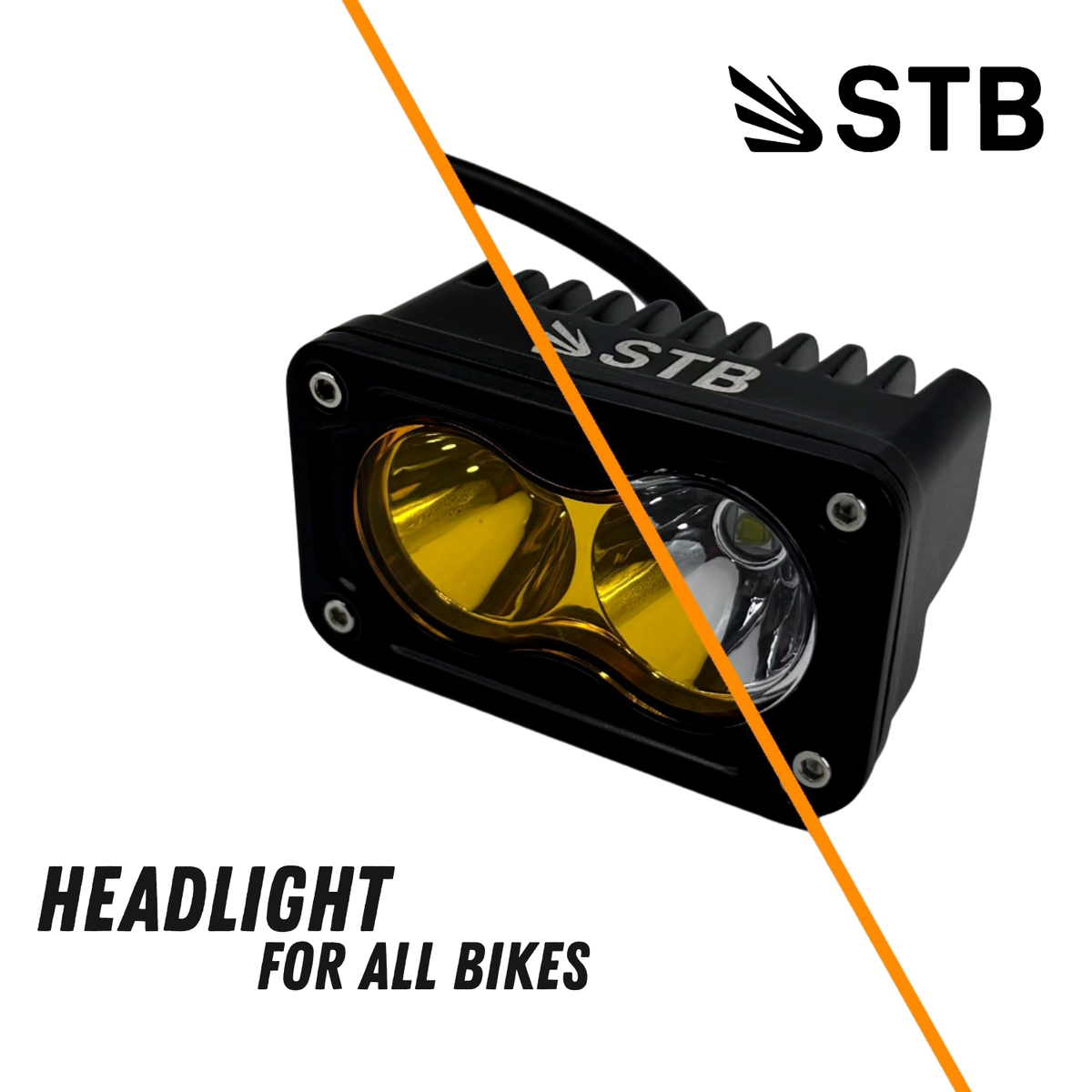 Black LED dirt bike headlight for Sur-Ron, Talaria and E-Ride Pro
