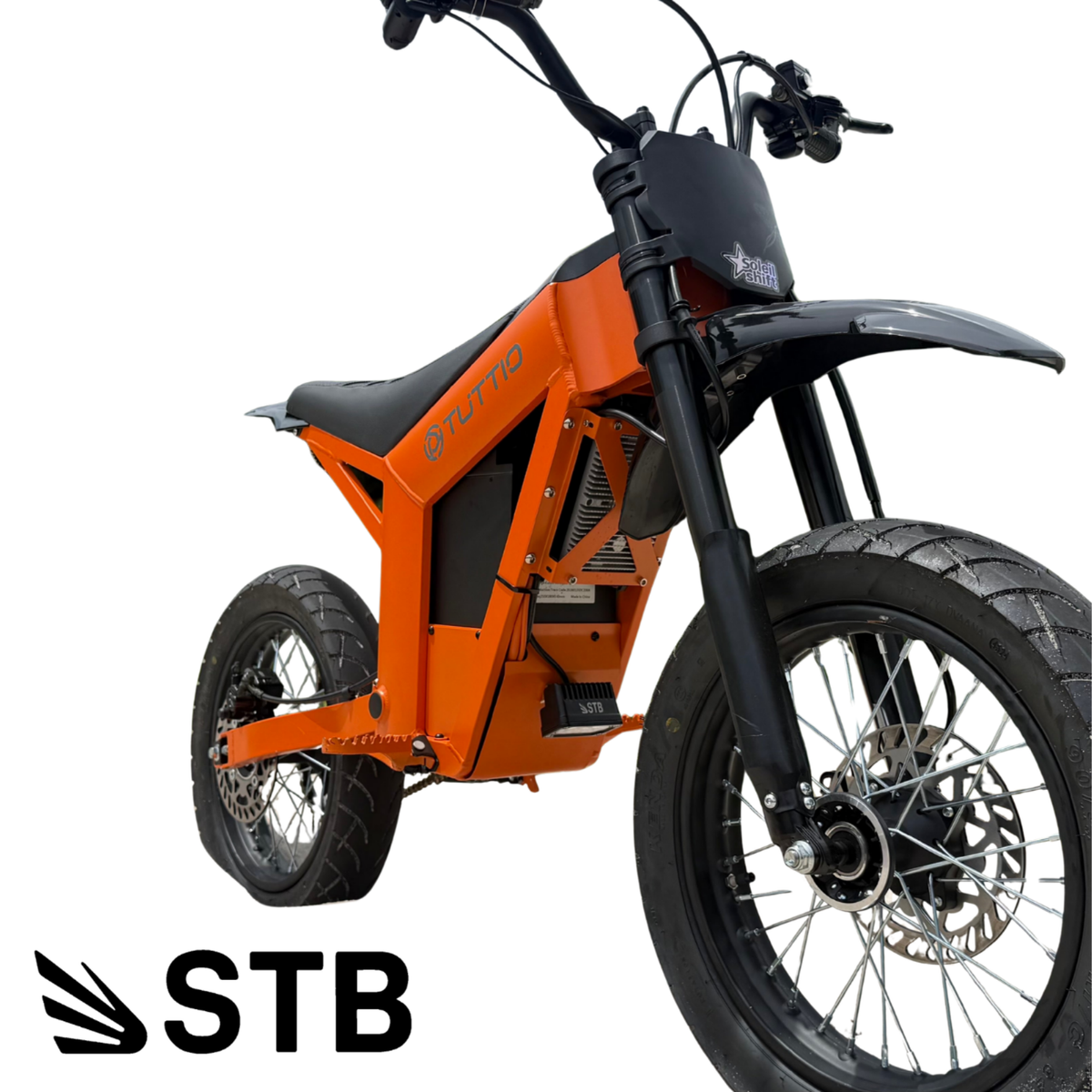 Tuttio battery powered wheelie light full bike view